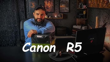 Unboxing canon R5 and Update the  Firmware