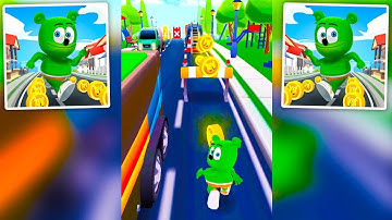 Gummy Bear Running (Official Endless Runner by Genera Games) Gameplay Walkthrough (Android)
