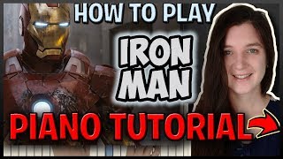 How To Play "IRON MAN" by Black Sabbath - Easy Piano (Synthesia) [Piano Tutorial] [HD] screenshot 4