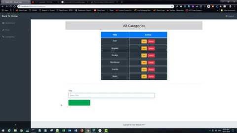 Nodejs CMS Tutorial For Beginners - Part 15 - Update Categories