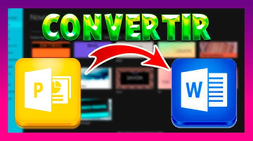 ✅ CÓMO CONVERTIR DOCUMENTO DE POWER POINT A WORD | PASAR DE PPT A WORD 2022