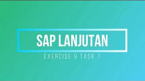 TUTORIAL SAP SCM 600 EXERCISE 9