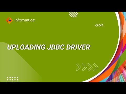 How to upload JDBC driver