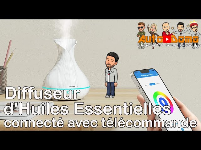 Maxcio diffuseur d'huiles essentielles avec Télécommande