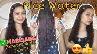 PAANO HUMABA ANG BUHOK NG MABILIS? |Diy Rice Water for HAIR GROWTH || Super Effective!