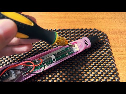 Ремонт 3D ручки. Самый быстрый способ очистки, когда не работает, засорилась 3Д ручка