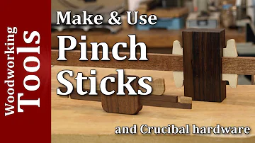 Pinch Sticks \ Crucible Pinch Rod kit \ Woodworking
