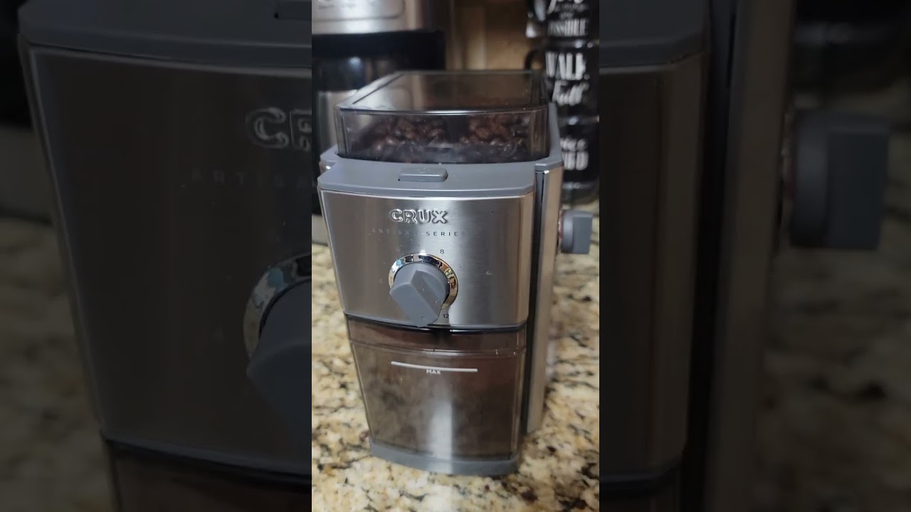 Crux Artisan Series Burr Coffee Grinder Review YouTube Crux Artisan Series Burr Coffee Grinder Review YouTube