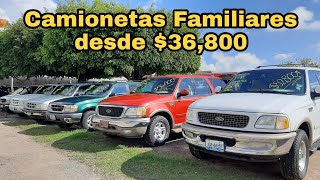 camionetas Familiares desde $36,800 pesos mx precios tianguis autos usados economicos