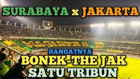 FULL BONEK-THE JAKMANIA SATU TRIBUN DI STADION GELORA BUNG TOMO‼️‼️TANPA RASIS‼️#Persebaya #Persiija