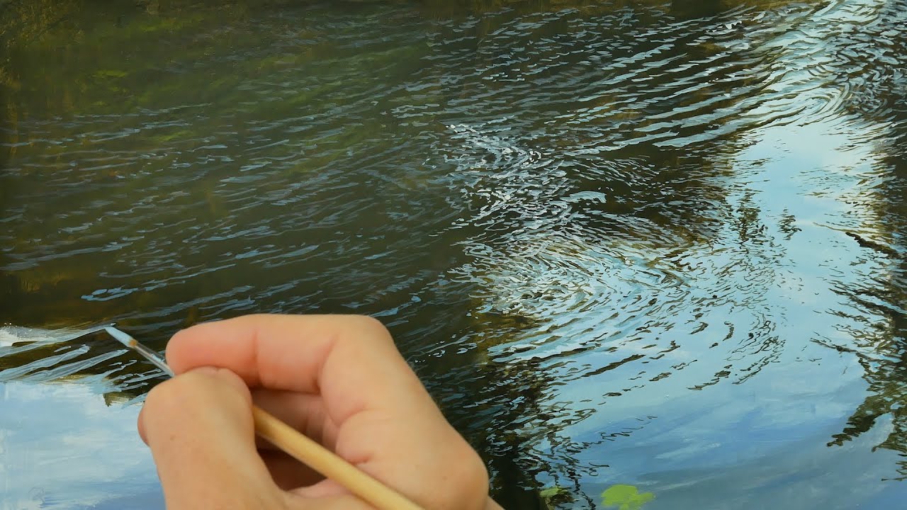 How to Paint Realistic Clear Water in Oil Alla Prima 