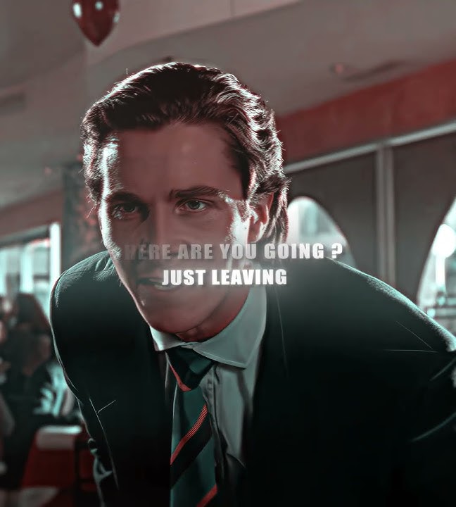 Patrick Bateman Edit II American psycho - $undown — Stray.wav (slowed)