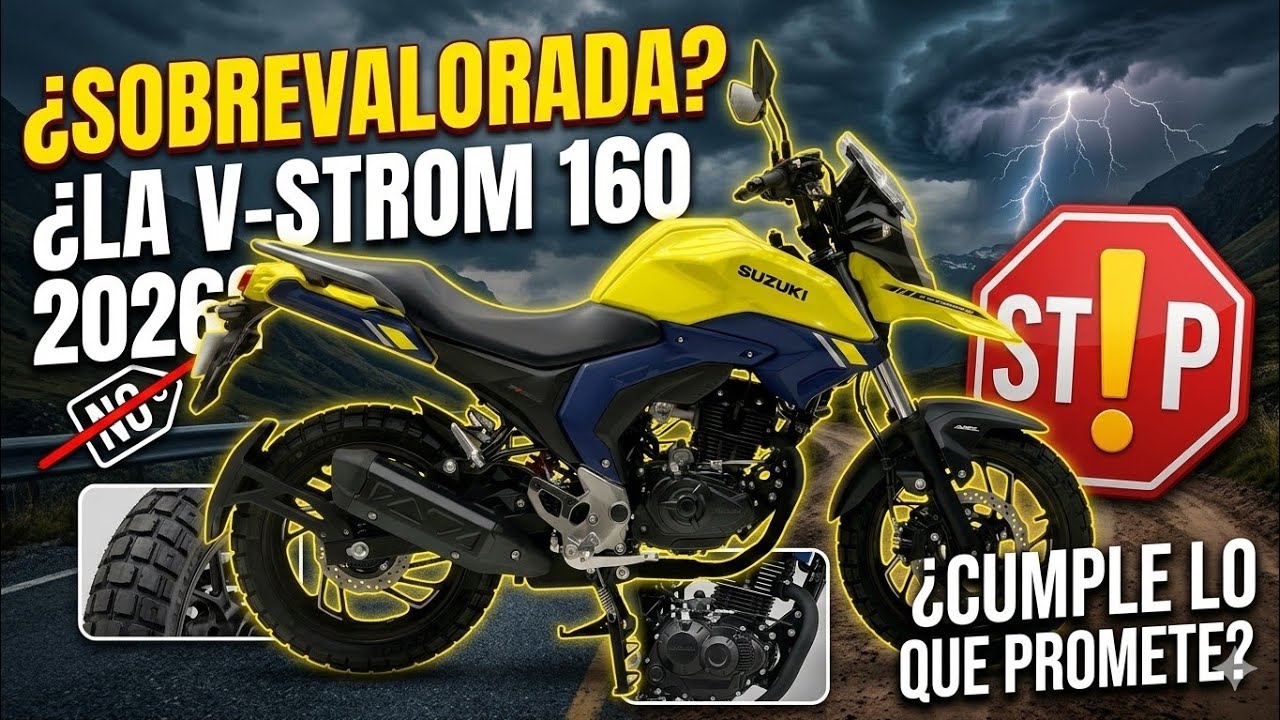 Suzuki V-Strom 160 2026: ¿Es una V-Strom REAL o solo APARIENCIA? 🤨 La Verdad., 
