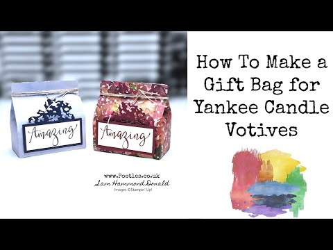 How To Make a Gift Bag for Yankee Candle Votives