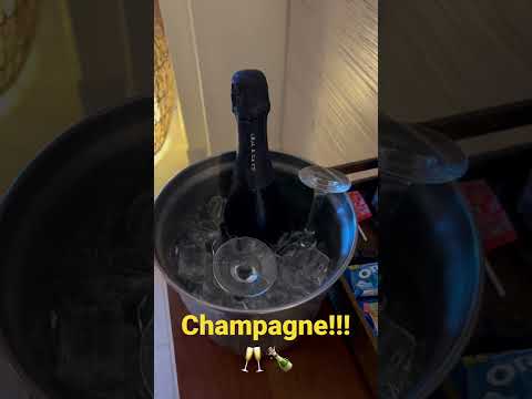 Our Dominican brother surprised us with a champagne welcome!