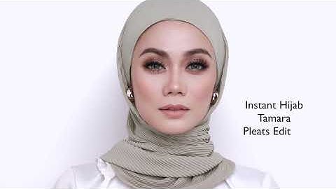 ILHAM ECHENTA X LARNEY : TUTORIAL VIDEO OF INSTANT HIJAB TAMARA PLEATS EDITION