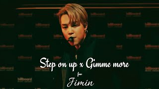 Jimin [fmv] Step on up x Gimme more Resimi