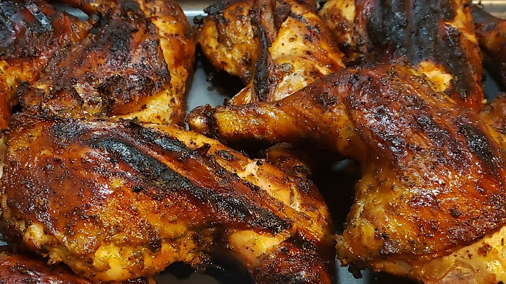 1 INGREDIENT!  GRILLED LEG QUARTERS