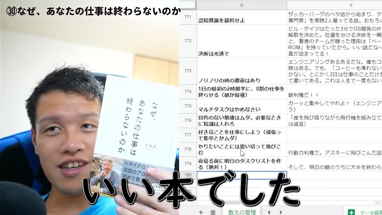 【ビジネス書100冊】031-2_なぜ、あなたの仕事は終わらないのか （著：中島聡）