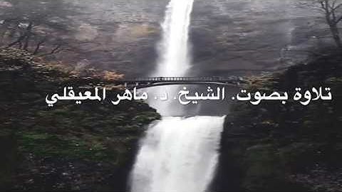 تلاوه عطر ل الشيخ ماهر بن حمد المعيقلي