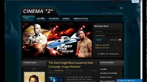 joomla template for events