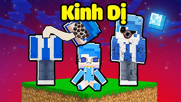 Huy Noob Sinh Tồn 1 Block Gia Đình Kinh Dị Trong Minecraft