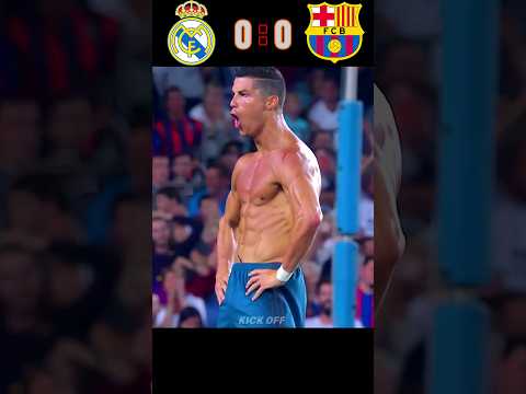 Real Madrid 🆚️ FC Barcelona | (3-1) Match | Highlights #shorts #football #youtube #ronaldo #messi