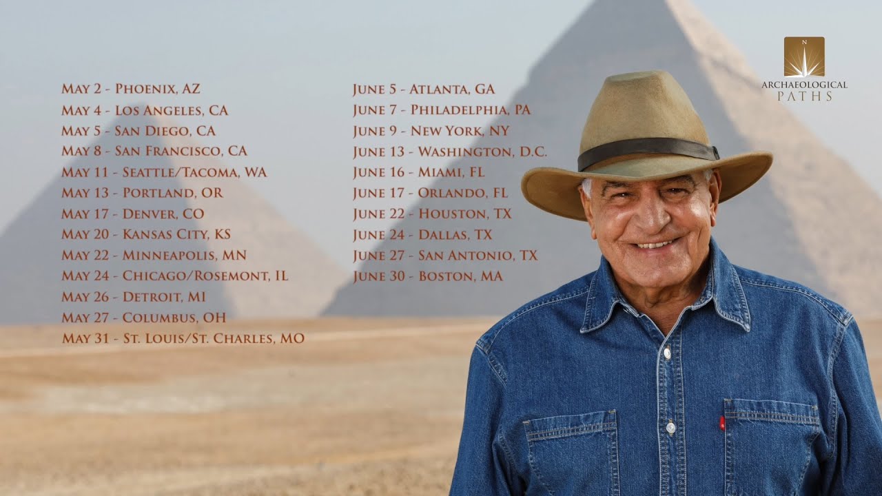 An Evening with Dr. Zahi Hawass USA Grand Lecture Tour 2023 YouTube