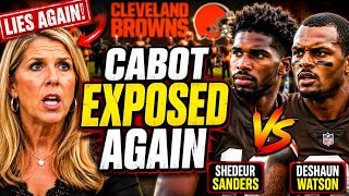 Mary Kay Cabot LIES AGAIN The Shedeur Sanders Deshaun Watson QB Battle Is Getting TRASHED