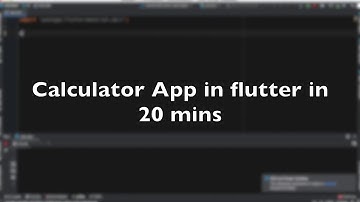 Build Calculator app in android and iOS (Flutter) in hindi