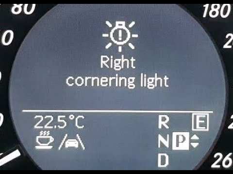 Mercedes W212 (E300 2011) Cornering Light Replacement - Youtube