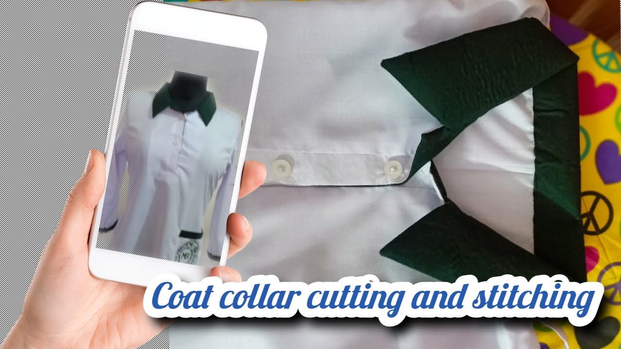 School uniform coat collar cutting and stitching for school/college