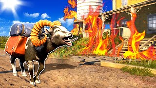 Goat Causes DESTRUCTION in Goat Simulator 3! screenshot 3