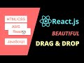 Cómo añadir DRAG and DROP en React usando react-beautiful-dnd | Tutorial