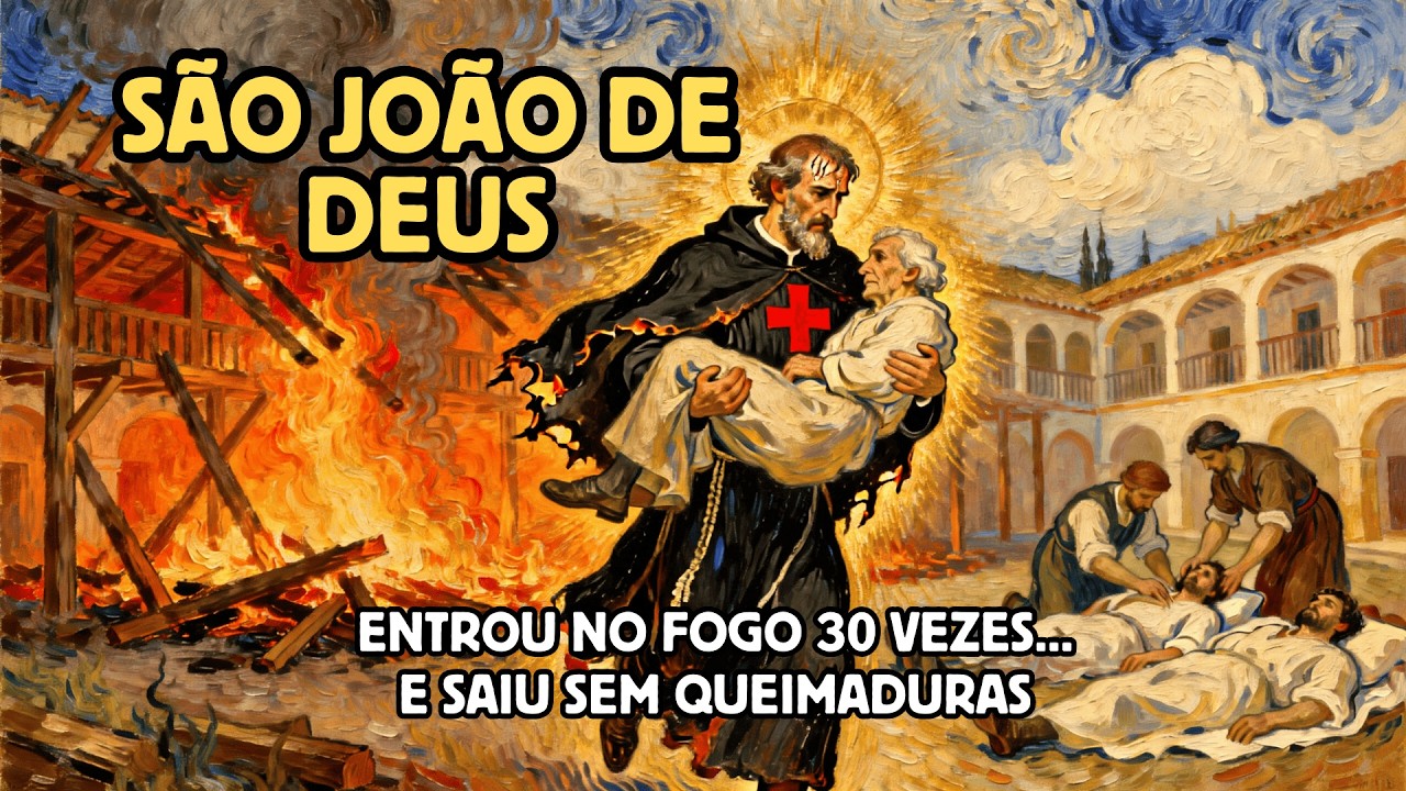 8 de Março - São João de Deus: Entrou no Fogo Trinta Vezes e Saiu Sem Queimaduras