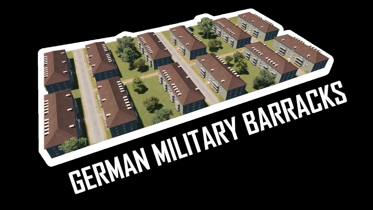 Bundeswehr Barracks / German Military Base in Cities Skylines