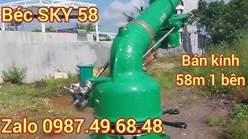 BEC SKY58 - BÉC TƯỚI BÁNH RĂNG BÁN KÍNH LỚN 58 MÉT 1 BÊN ( ZALO 0987.49.68.48 )