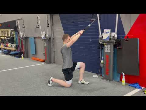 Half-Kneeling Rope Face Pull (w/ External Rotation)