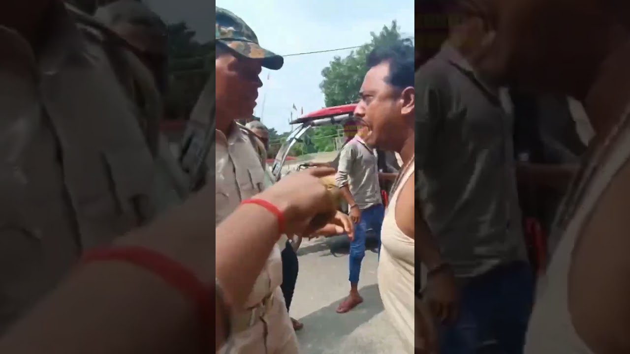 bihar ke supaul ke triveniganj me hua police or public me hatapayi..