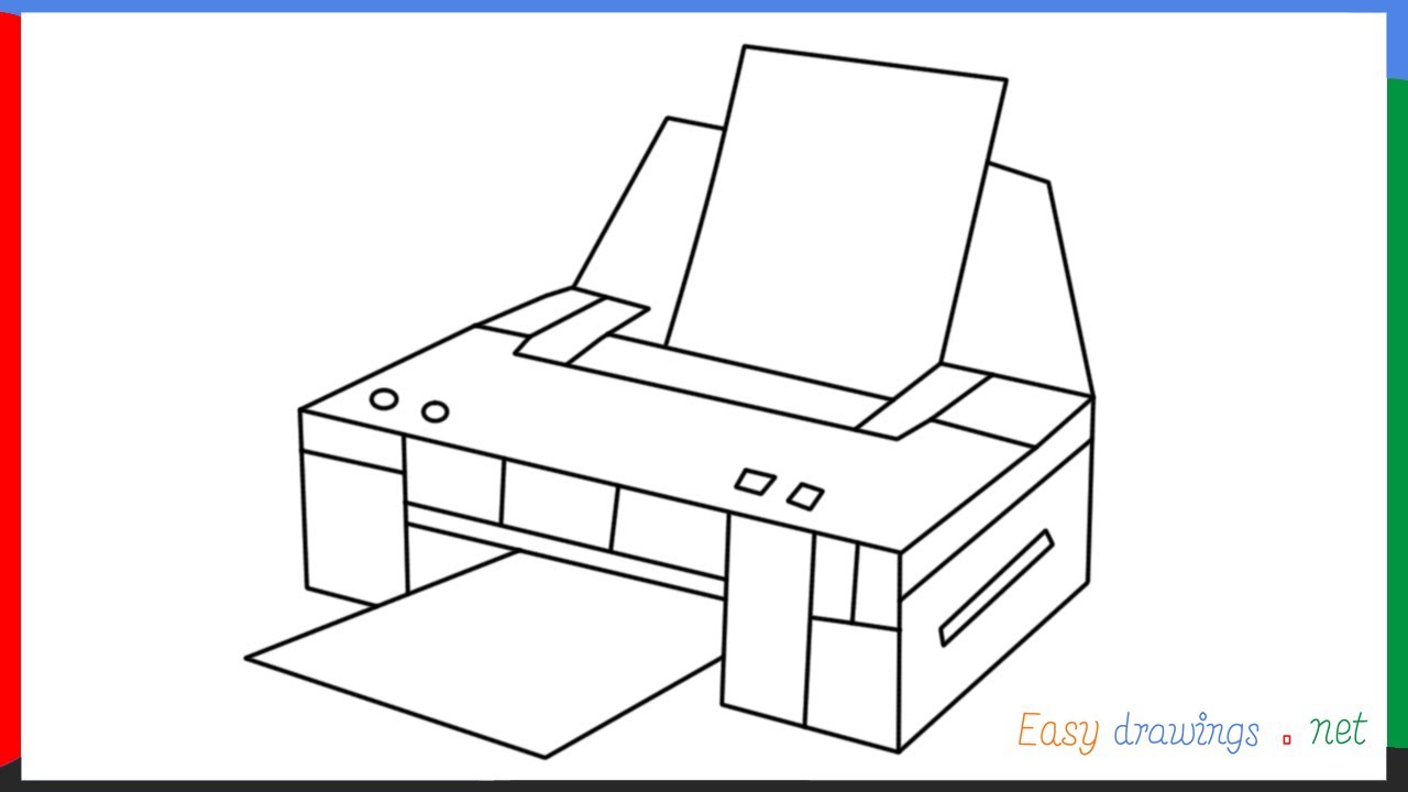 Printer Vector drawing stock vector Illustration of gadget  68669761