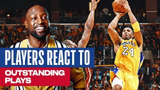 NBA Players Past \& Present React To ICONIC NBA Moments