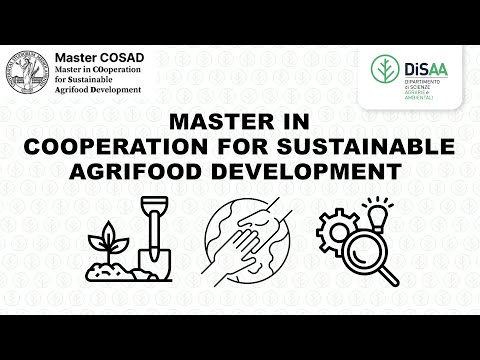 Get to know the brand new Master in Cooperation for Sustainable Agrifood Development