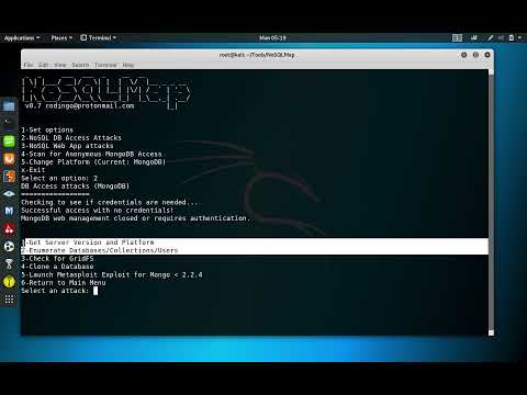 Nosqlmap - Automated NoSQL database enumeration and web application exploitation Tool