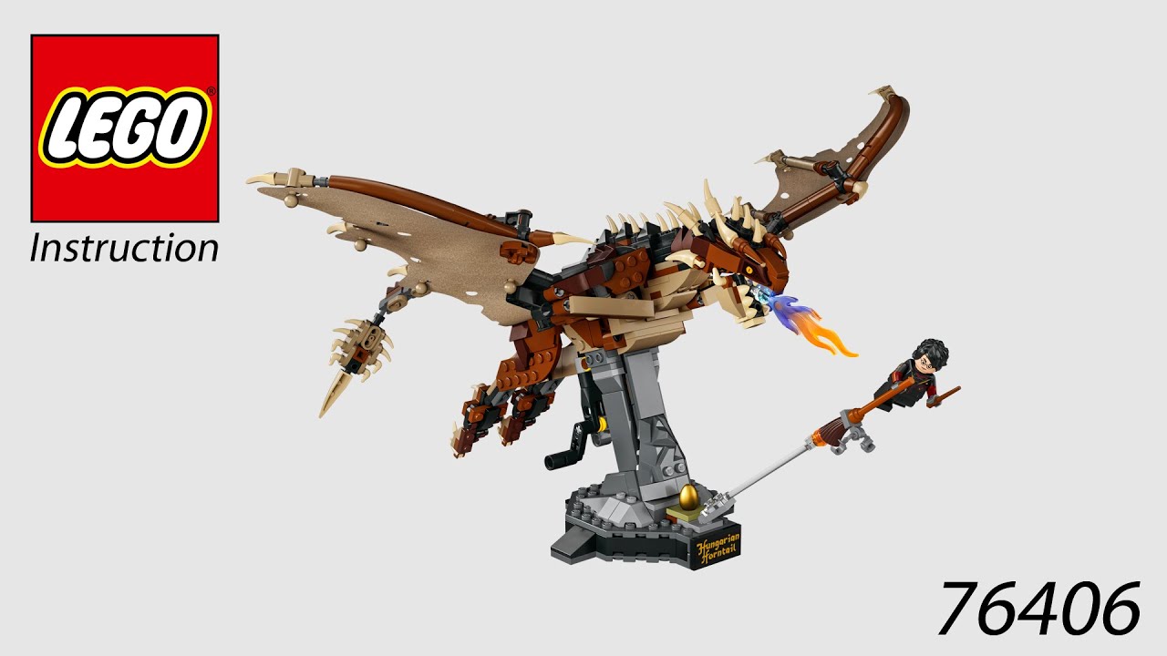 yorisページ LEGO Instruction - Harry Potter - 76406 - Hungarian Horntail