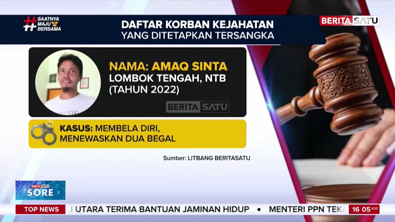 Korban Kejahatan Justru Jadi Tersangka, Ini Deretan Kasusnya di Indonesia #beritasatu