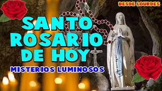 SANTO ROSARIO desde Lourdes en Español de hoy 25 de junio de 2026 │ Misterios Luminosos
