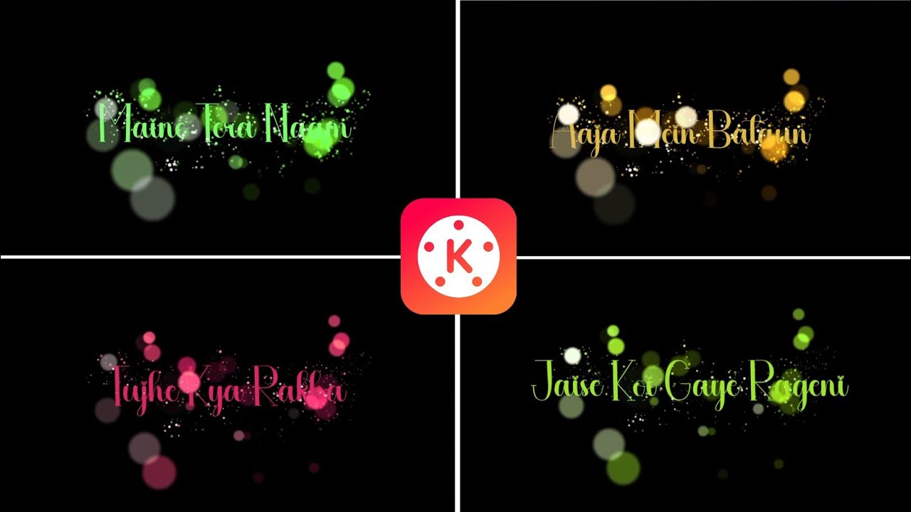 Golden Particles Video Editing In Kinemaster // Kinemaster Lyrics Video Editing // 
