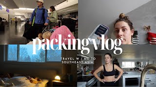 VLOG | feeling off, pack with us to Southeast Asia, travel day |