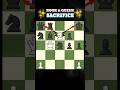 ☠️Brilliant RooK &amp; QueeN Sacrifice☠️ Chess Tricks #shorts #chess #chessmemes #ajedrez