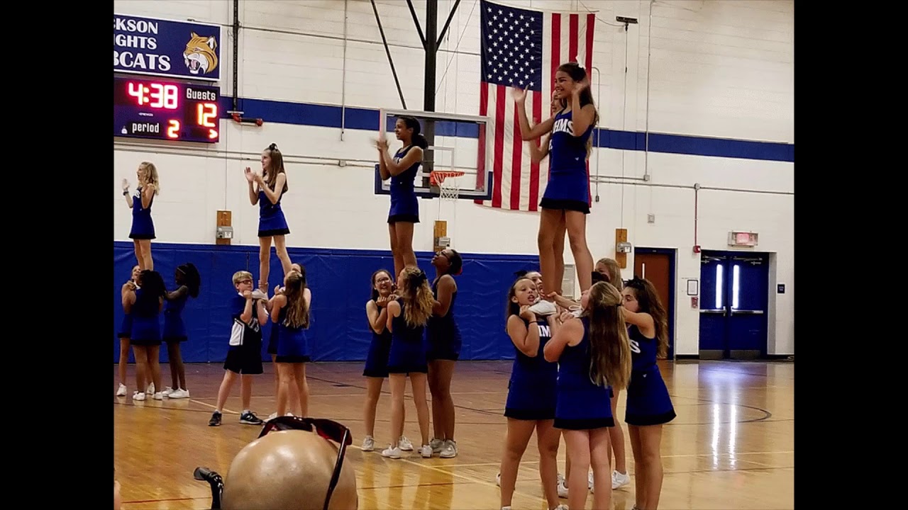 Jackson Heights Middle School Basketball Cheer YouTube